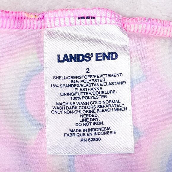 ⭐️⭐️SOLD⭐️⭐️ Lands' End Two Piece Tankini Swimsuit | Toddler Girls | 2T - Picture 11 of 12